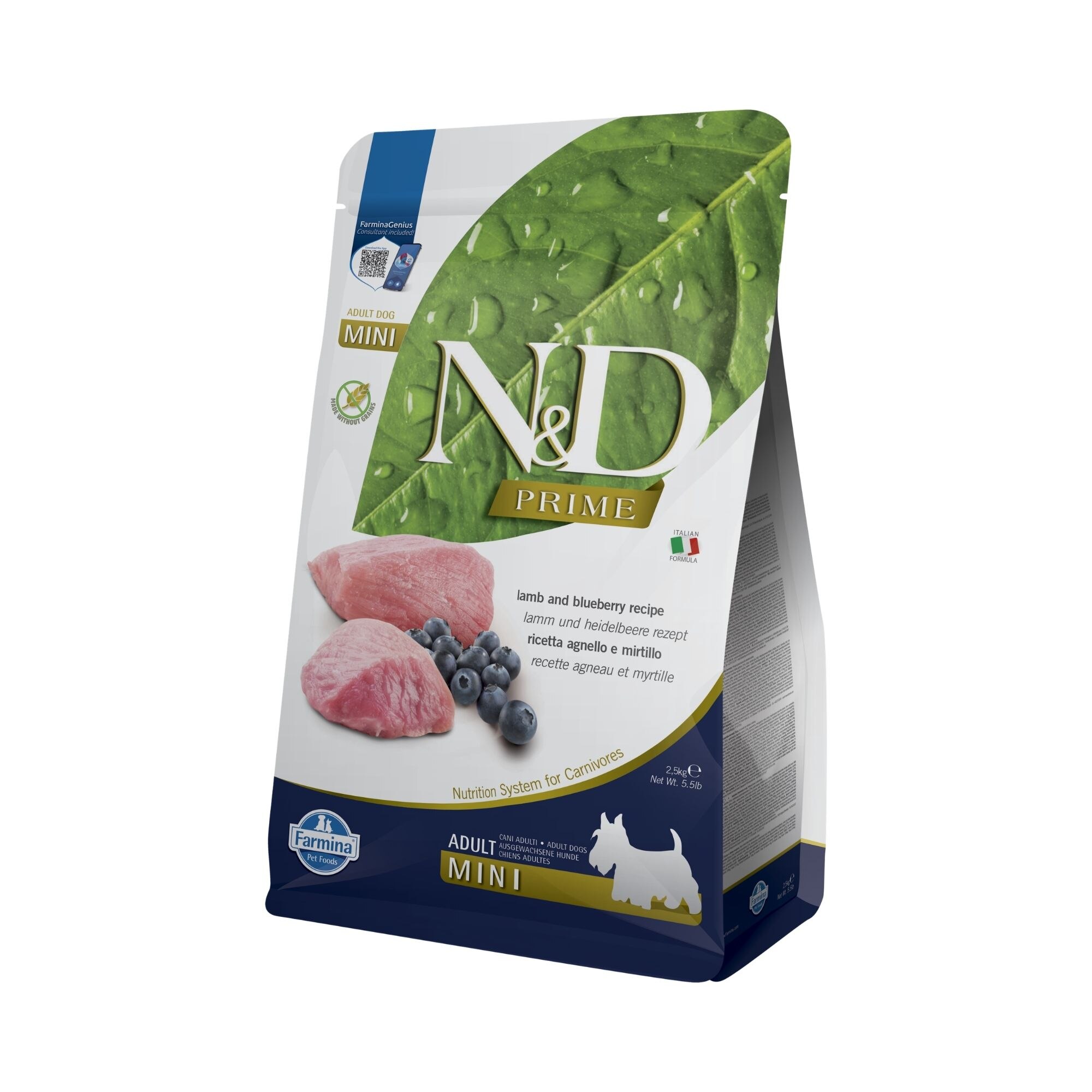 Farmina Farmina Prime Lamb Adult Dry Dog Food pet food packaging